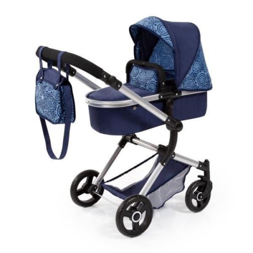 Wózek dla lalek granatowy Neo Vario, Bayer Design