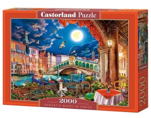 PUZZLE 2000 ROMANTIC NIGHT IN VENICE, CASTORLAND