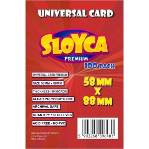 KOSZULKI UNIVERSAL CARD PREMIUM 58X88MM (100SZT)
