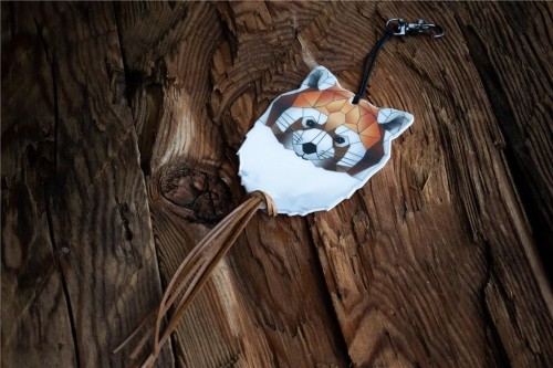 Breloczek odblaskowy Origami - Czerwona panda