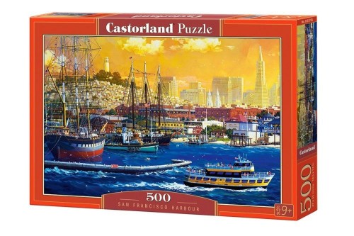 Puzzle 500 Port w San Francisco CASTOR, Castorland
