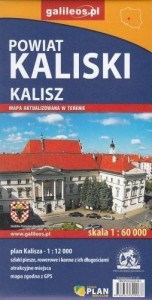 MAPA TURYSTYCZNA - POWIAT KALISKI/KALISZ 1:60 000