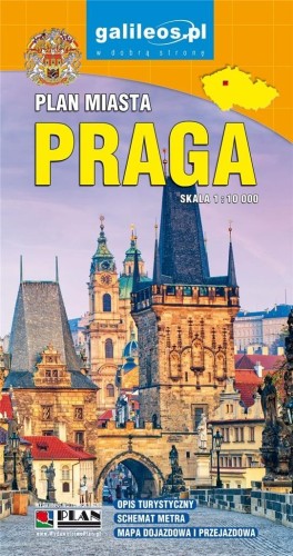 Plan miasta - Praga 1:10 000, praca zbiorowa