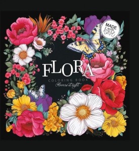 KOLOROWANKA 160X160 FLORA KWIATY