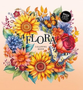KOLOROWANKA 160X160 FLORA KWIATY