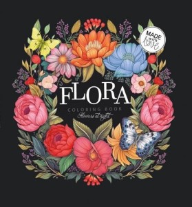 KOLOROWANKA 160X160 FLORA KWIATY
