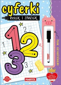 RYSUJĘ I ZMAZUJĘ. CYFERKI Z FLAMASTREM