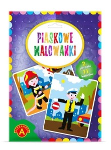 PIASKOWE MALOWANKI - POLICJANT I STRAŻAK ALEX
