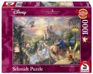 PUZZLE 1000 THOMAS KINKADE PIĘKNA I BESTIA