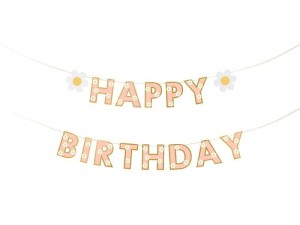 BANER HAPPY BIRTHDAY 200X14.5CM