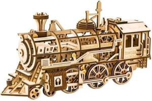 PUZZLE DREWNIANE MODEL 3D LOKOMOTYWA, PICARESQUE