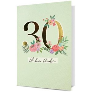 KARNET B6 URODZINY 30