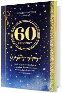 KARNET B6 URODZINY 60