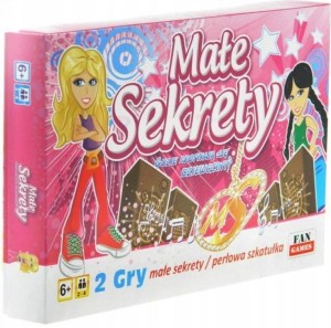 MAŁE SEKRETY + PERŁOWA SZKATUŁKA FAN, FAN