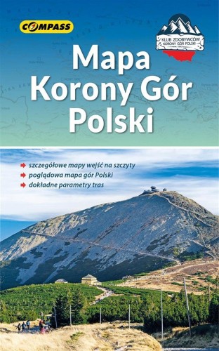 Mapa - Korony Gór Polski, praca zbiorowa