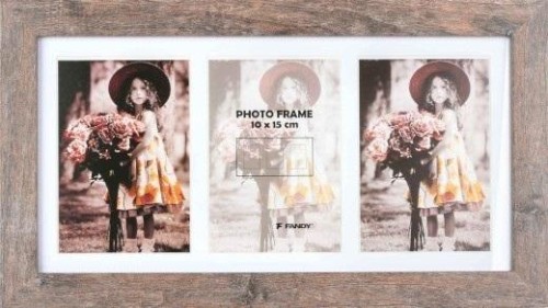 Ramka Narvik gallery 02 3 brązowy, Fandy