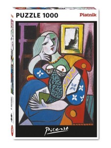 PUZZLE 1000 - PICASSO, KOBIETA Z KSIĄŻKĄ PIATNIK
