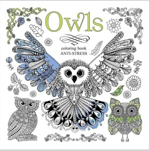 KOLOROWANKA ANTYSTRESOWA 200X200 12 OWLS