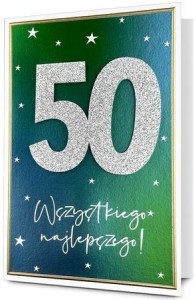 KARNET B6 URODZINY 50