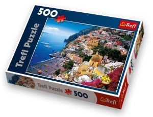 PUZZLE 500 POSITANO, WYBRZEŻE AMALFICKIE,WŁ. TREFL