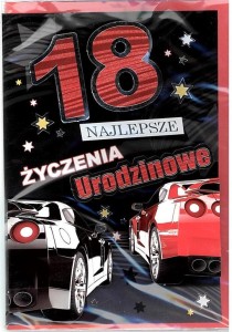 KARNET 18-STKA NAKLEJANY 3D NR 004 + KOPERTA