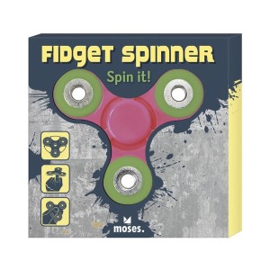 FINGER SPINNER RÓŻOWY, MOSES