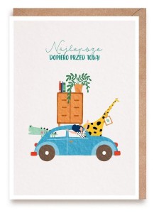 KARTKA NAJLEPSZE DOPIERO PRZED TOBĄ, EKO KOPERTA
