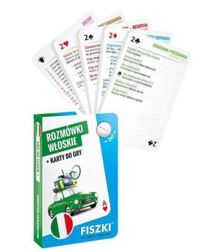 Rozmówki włoskie + karty do gry, Kinga Perczyńska