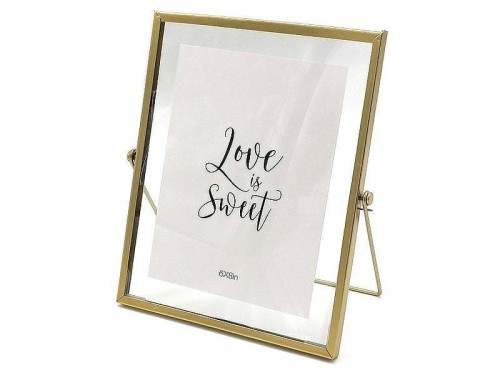 Ramka na zdjęcia 15x10cm złota, ADAR