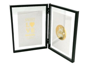 RAMKA SKŁADANA NA 2 ZDJĘCIA 15X10CM, ADAR