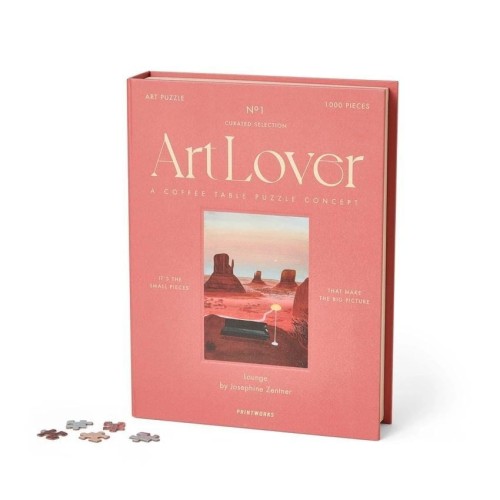 Puzzle 1000 Art Lover Book - Lounge, PRINTWORKS