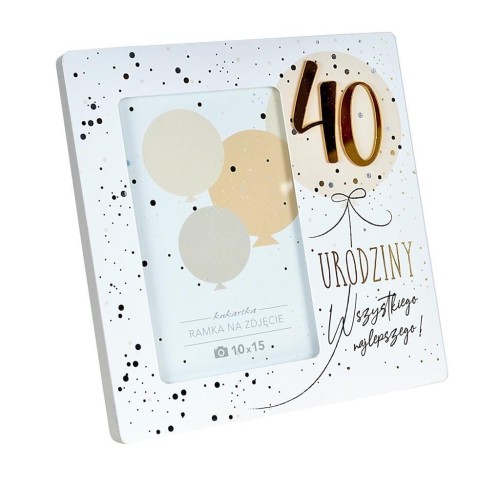 Ramka Moments RM-054 Urodziny 40, Kukartka