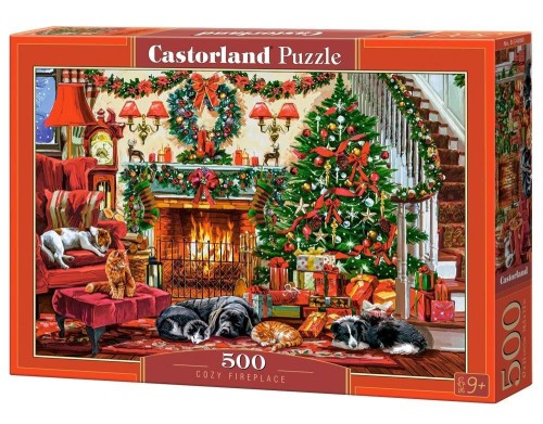 Puzzle 500 Cozy Fireplace, Castorland