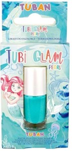 LAKIER OD PAZNOKCI TUBI GLAM TURKUSOWY PERŁOWY