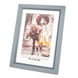 RAMKA BEVEL 15X21 4 SZARY, FANDY