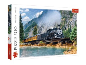 PUZZLE 500 GÓRSKI POCIĄG TREFL, TREFL