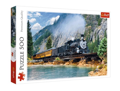 Puzzle 500 Górski pociąg TREFL, Trefl