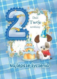 KARTKA OKOLICZNOŚCIOWA URODZINY 2 MF02