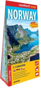 COMFORT! MAP NORWAY 1:11000 000 W.2024