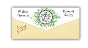 KARTKA-KOPERTA KOMUNIA