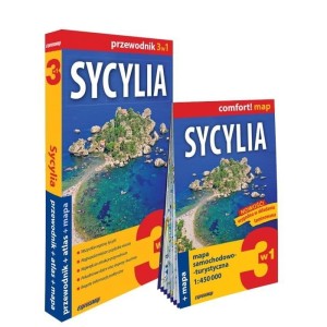 SYCYLIA 3W1: PRZEWODNIK + ATLAS + MAPA