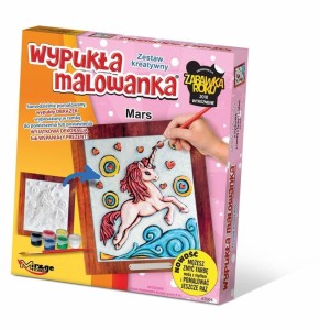 WYPUKŁA MALOWANKA - JEDNOROŻEC MARS, MIRAGE HOBBY