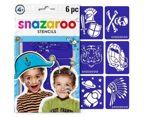 Szablony do malowania twarzy 6szt, Godan