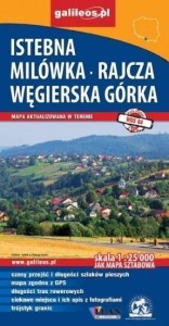 MAPA SZTABOWA -ISTEBNIK,MILÓWKA,RAJCZA,WĘGIERSKA..