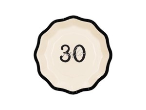 TALERZYKI PAPIEROWE HELLO 30 18CM 6SZT