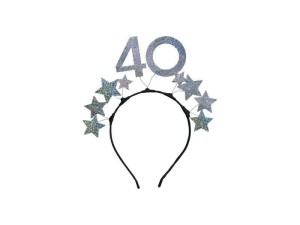 OPASKA Z GWIAZDKAMI 40 SREBRNA