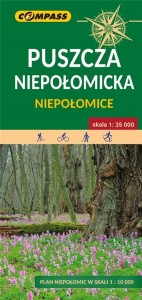 MAPA - PUSZCZA NIEPOŁOMICKA 1: 35 000