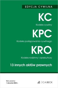 EDYCJA CYWILNA. KC, KPC, KRO, PRACA ZBIOROWA