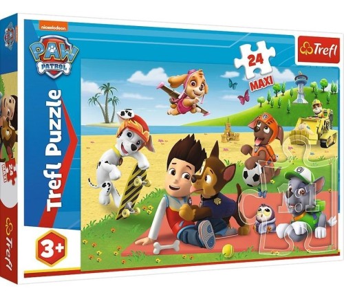 Puzzle 24 Maxi Zabawa na kocu TREFL, Trefl
