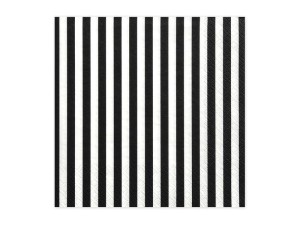 SERWETKI PASKI CZARNE 33X33CM 20SZT